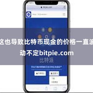 这也导致比特币现金的价格一直波动不定bitpie.com