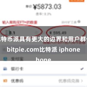 比特币派具有更大的边界和用户群体bitpie.com比特派 iphone